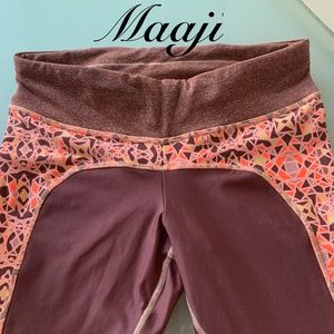 Maaji leggings/running or yoga pants - size M